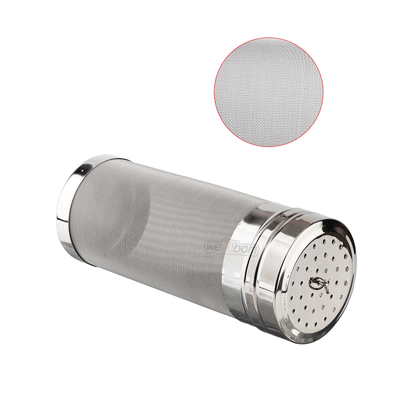 Stainless Steel Brew Filter Cylinder - Hop Strainer For Home Brewing Beer
