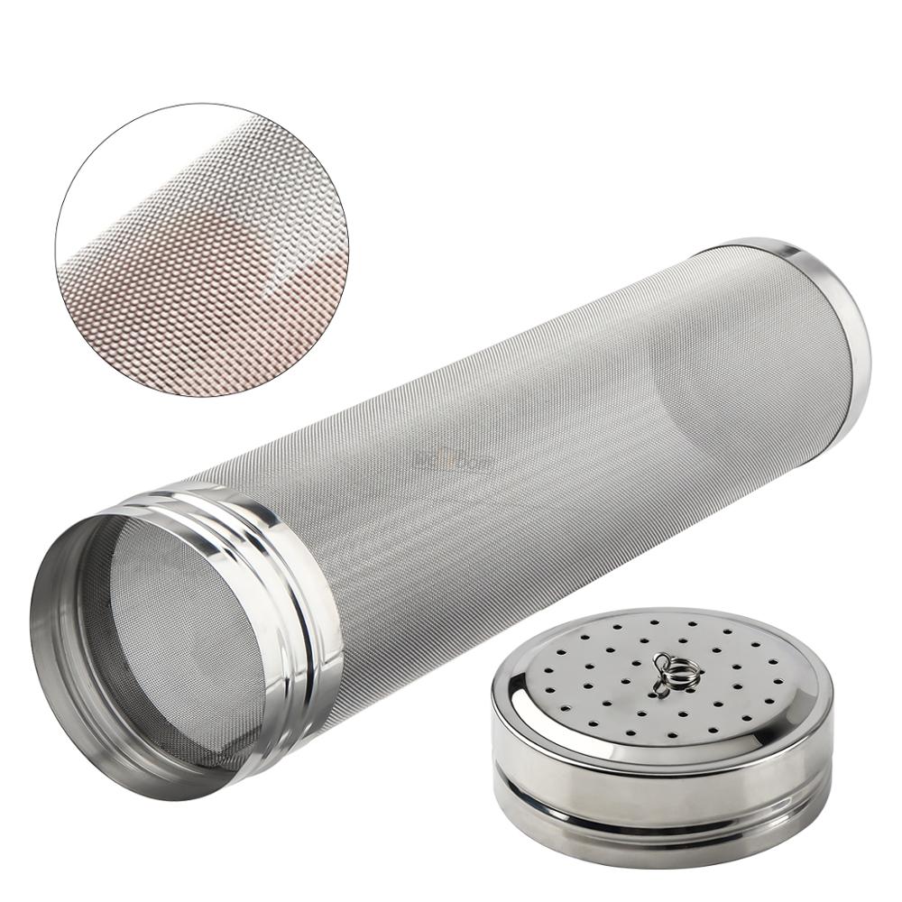 Brouwfilter, roestvrij staal 300 micron Hopper Spider Zeef Home Brew Hop Bierbrouwfilter Biergaasfilter(10 * 25.5cm