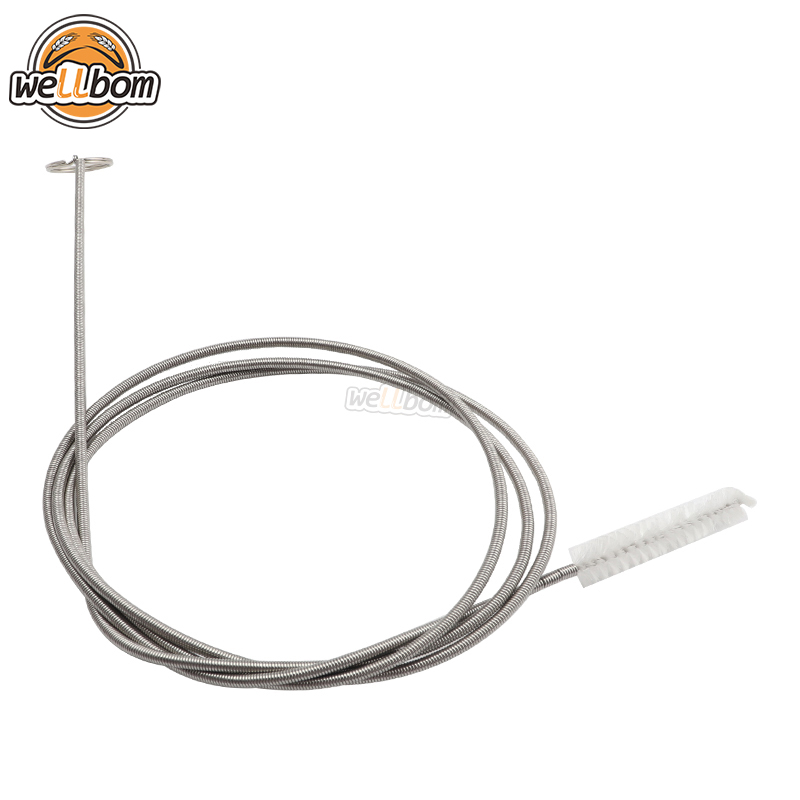 Beer Silicone Pipe Cleaner Air Pump Hose Tube Spiral Cleaning Brush 150cm Filter Pipes suit for 8-10 mm silicone tube