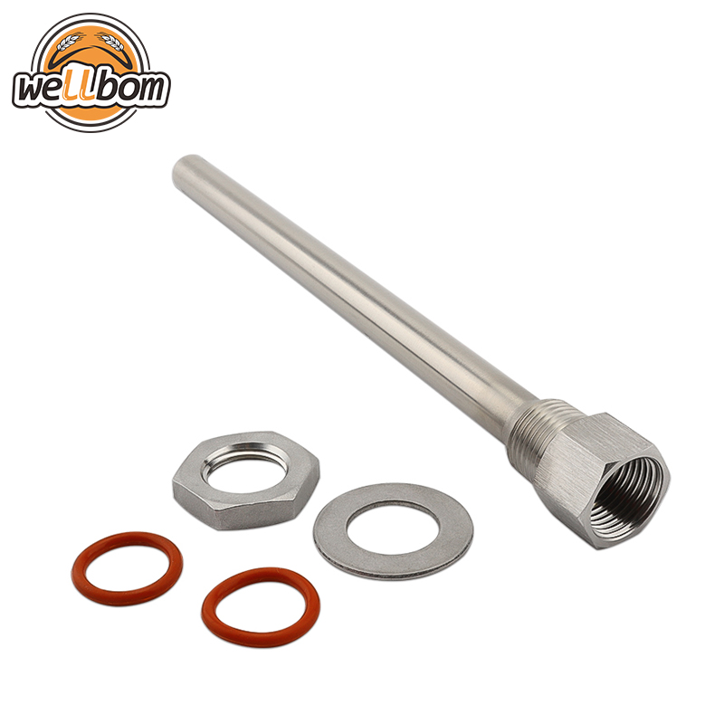 Homebrew Weldless Thermowell 1/2"Female NPT 14mm OD With Lock Nut+Washer+Silicone O-rings Home Brew Plumbing Fitting,Tumi - The official and most comprehensive assortment of travel, business, handbags, wallets and more.