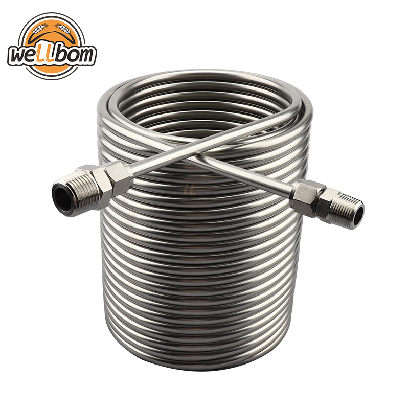 Stainless Garden Hose Fitting, 3/4GH x 1/2 Barb,... - Grandado Stainless Garden Hose Fitting, 3/4GH x 1/2 Barb,... - Grandado