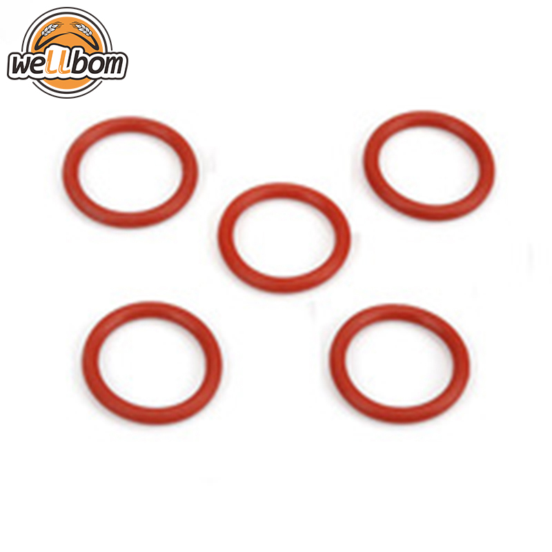 Weldless Kettle Bulkhead O-rings Replacement Set, High Temperature O-Ring, Red Food Grade Silicone
