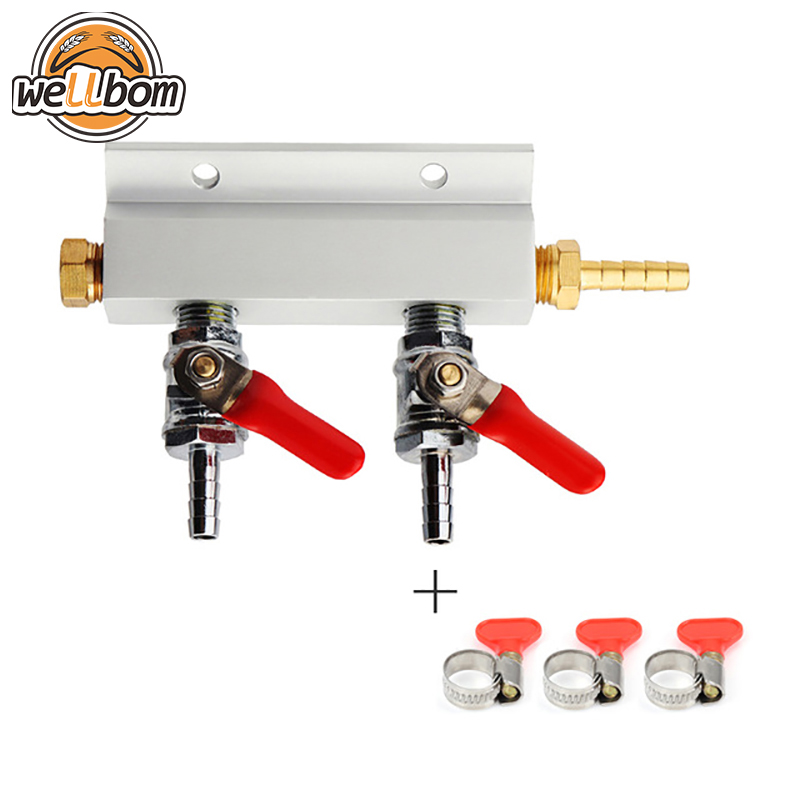 2 Way CO2 Gas Distributor Manifold Air Beer Distributor CO2 Kegerator Splitter, 1/4" with Integrated Check Valves,Tumi - The official and most comprehensive assortment of travel, business, handbags, wallets and more.