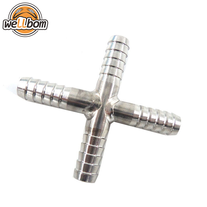 Stainless Steel Pipe Cross Fitting 4 Way hose barb Connector 5/16" Tee for Draft Beer Line,Tumi - The official and most comprehensive assortment of travel, business, handbags, wallets and more.