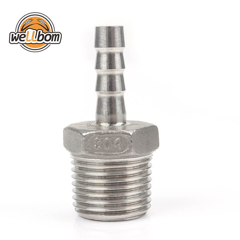 Homebrew 304 Stainless Steel 1/2" MPT Hexagon Hose Barb 8mm 10mm 12mm , Brewer Hardware,beer brewing,Tumi - The official and most comprehensive assortment of travel, business, handbags, wallets and more.
