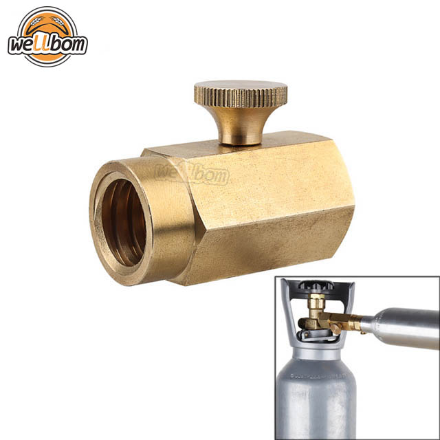 New Soda Co2 Adapter with Switch for Refill SodaStream and Soda Stream Club W21.8-14 or CGA 320,New Products : wellbom.com