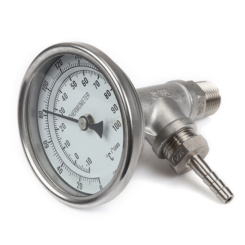 12 Inch Stainless Steel Homebrew Thermometer Probe Beer Food Temperature Measuri