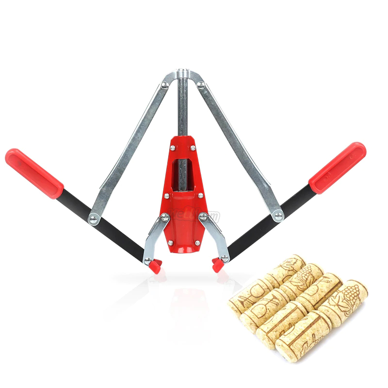 Home Brew Ohio Double Lever Corker For Wine Bottles - Manual Bottling Tool