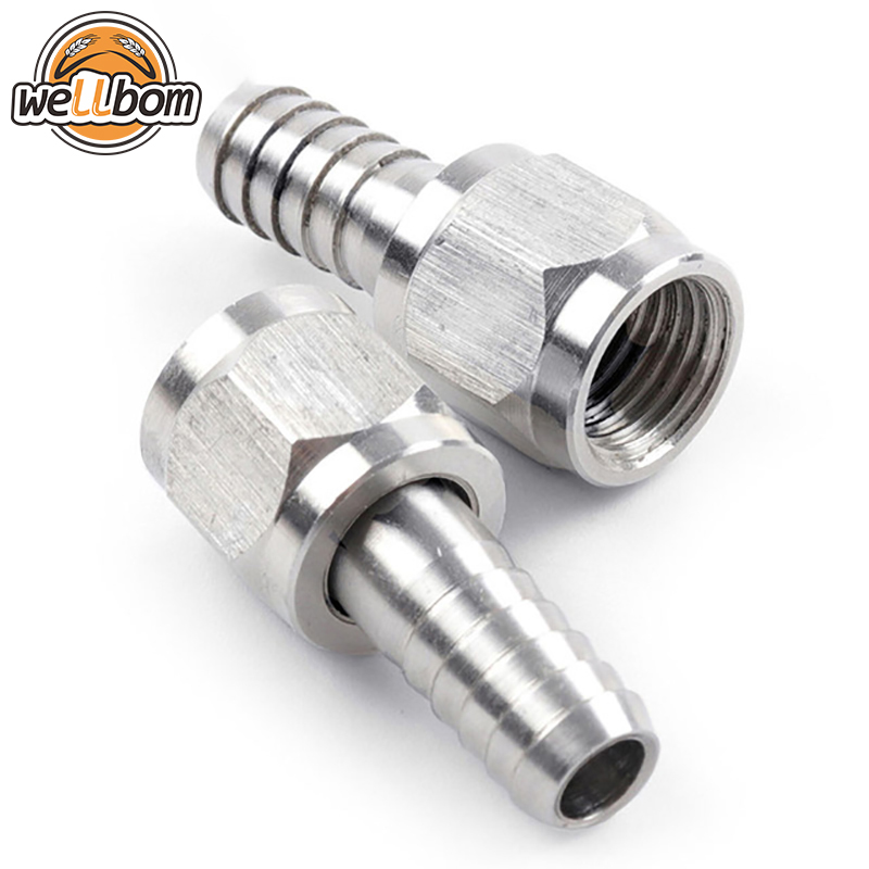 Home Brewing Stainless Steel Swivel Nut, 1/4